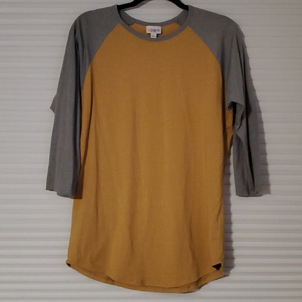 Lularoe L Randy mustard